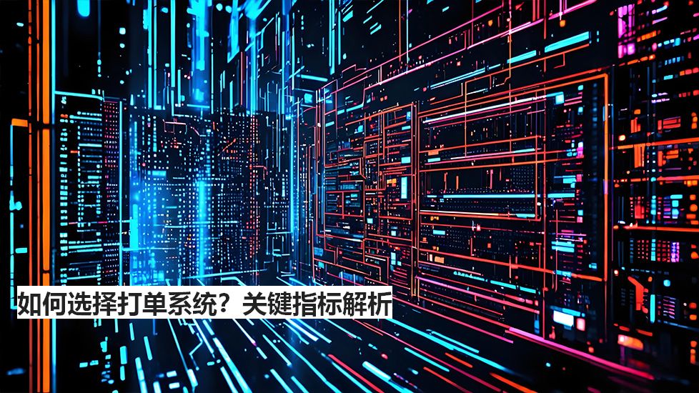 如何選擇打單系統(tǒng)？關(guān)鍵指標(biāo)解析
