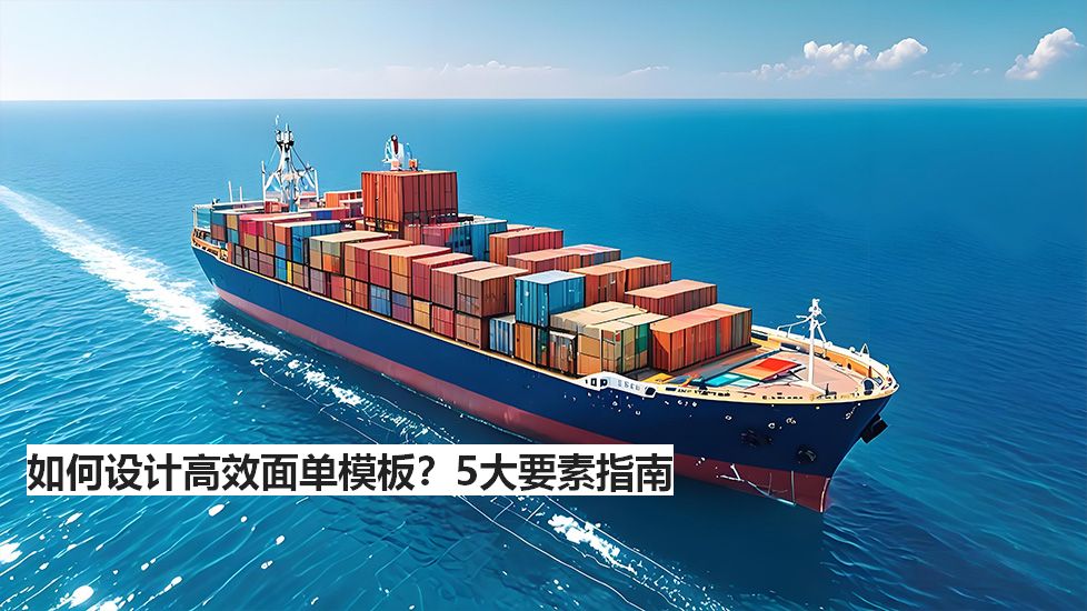 如何設(shè)計(jì)高效面單模板？5大要素指南