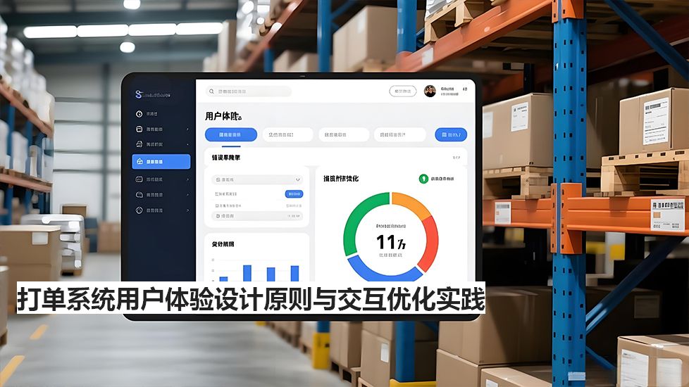 打單系統(tǒng)用戶體驗設(shè)計原則與交互優(yōu)化實踐