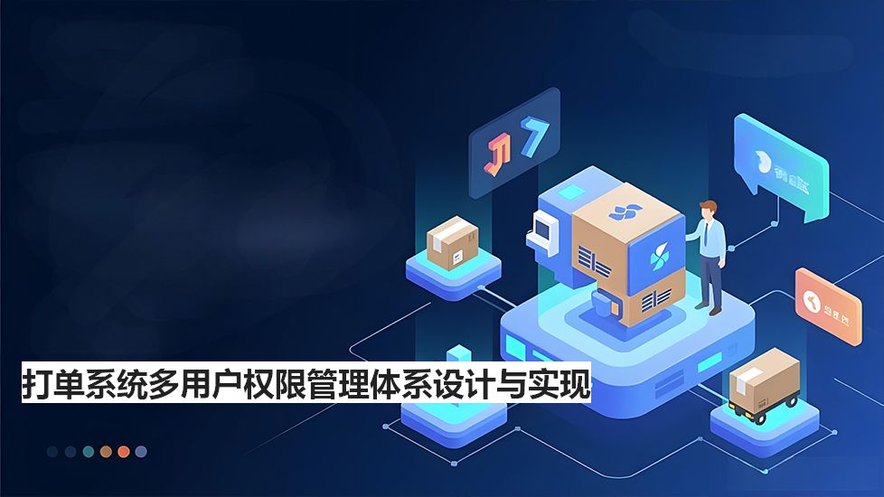 打單系統(tǒng)多用戶權限管理體系設計與實現(xiàn)